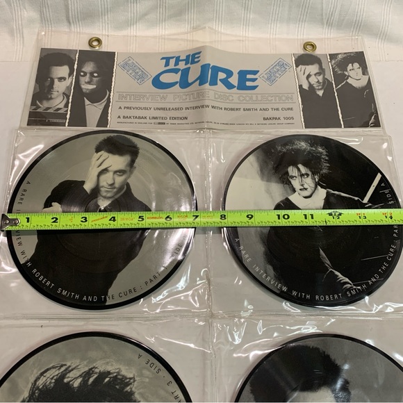 The Cure Interview Picture Disc Collection Vinyl Records 7" Baktabak Ltd Ed 4Pcs - Picture 9 of 10
